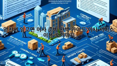 영천시 임고면 이사 준비 완벽 가이드: 이사 서비스 이용 후기까지!